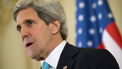 JAV sekretorius Johnas Kerry