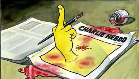 Atsakas į islamistų išpuolį „Charlie Hebdo“ redakcijoje