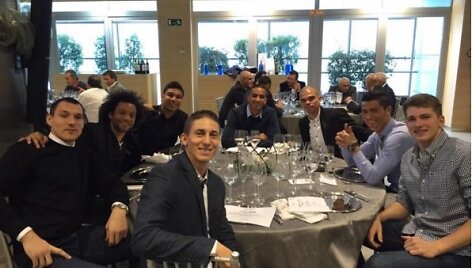 Jonas Mačiulis pietauja su Cristiano Ronaldo