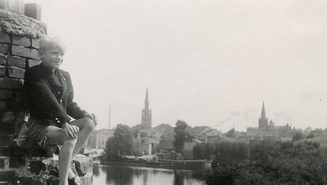 Žvilgsnis į Klaipėdą nuo pilies bastiono. Apie XX a. 4 dešimtmetis. M. Kulčinskajos rinkinys. 