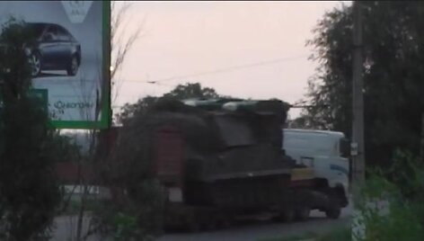 Teroristai gabena zenitinę raketinę sistemą &bdquo;Buk&ldquo;