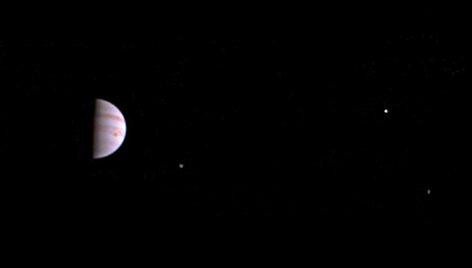 &bdquo;Juno&ldquo; padaryta Jupiterio nuotrauka