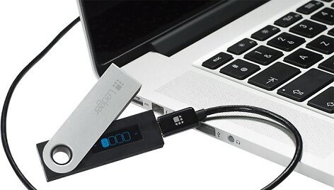 Kriptovaliutų piniginė &bdquo;Ledger Nano S&ldquo;