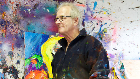 Gerard savo studijoje Prancūzijoje