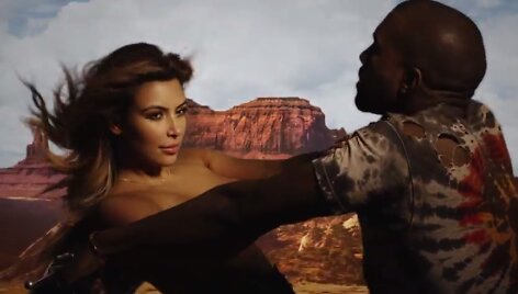Kim Kardashian ir Kanye Westas