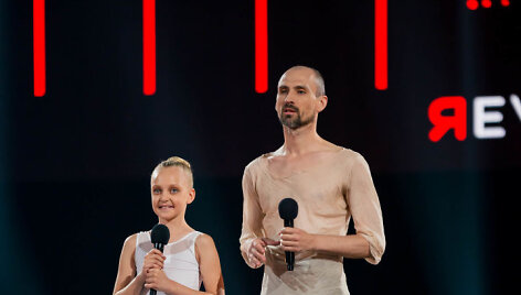 Projekto &bdquo;&Scaron;okio revoliucija&ldquo; dalyviai Urtė ir Igoris