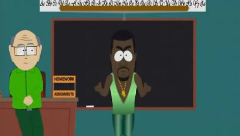&bdquo;Pietų parko&ldquo; kūrėjai pasi&scaron;aipė i&scaron; Kanye Westo