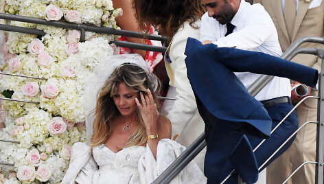 Heidi Klum ir Tomo Kaulitzo vestuvių akimirka