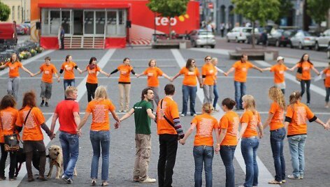 Moksleivių mainų programos dalyviai