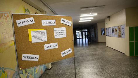 Streikas Vilniaus Žemynos progimnazijoje