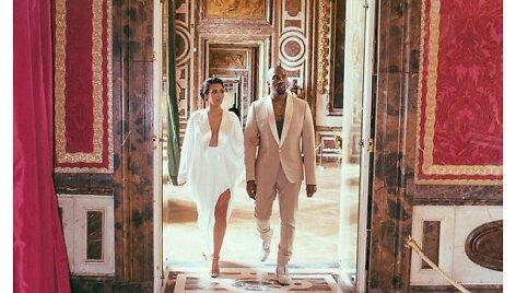 Kim Kardashian ir Kanye Westas