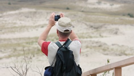 Turistų džiaugsmui – Nidos kopos.