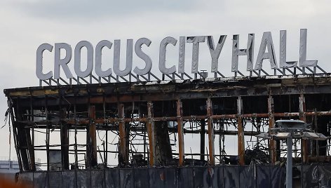 „Crocus City Hall“ griuvėsiai