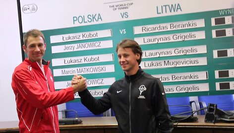 Lukaszas Kubotas ir Ričardas Berankis