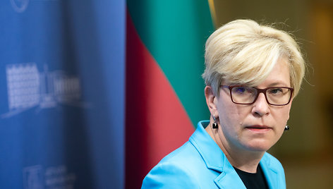 I.Šimonytė kalboje už Lietuvai skirtą apdovanojimą paragino remti baltarusius
