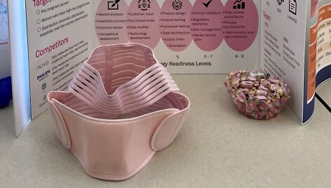 KTU studentų sukurtas diržas nė&scaron;čiosioms &ndash; geriausia medicinos inovacija Silicio slėnio inovatorių konkurse