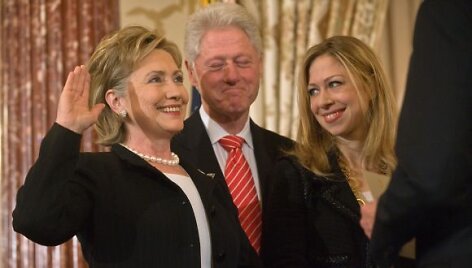Clintonų &scaron;eima