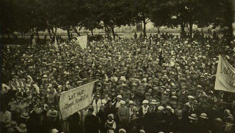 Protesto akcija prieš Hymanso projektą