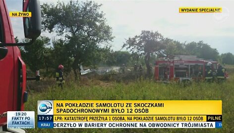 Lenkijoje sudužo lėktuvas.