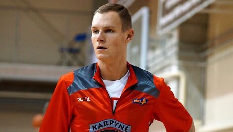 Raseinių &bdquo;Rasų&ldquo; puolėjas Karolis Gu&scaron;čikas