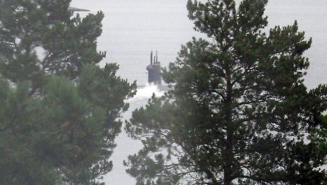 Neatpažintas povandeninis laivas prie Švedijos krantų