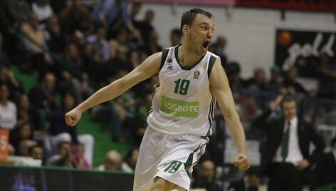 &Scaron;.Jasikevičiui ir &bdquo;Panathinaikos&ldquo; Eurolygos pusfinalyje teks grumtis su mirtinu varžovu Graikijoje &bdquo;Olympiacos&ldquo; klubu.