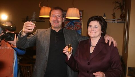 Viktoras Uspaskichas ir Loreta Graužinienė