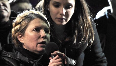 Julija Tymo&scaron;enko su dukra Jevhenija