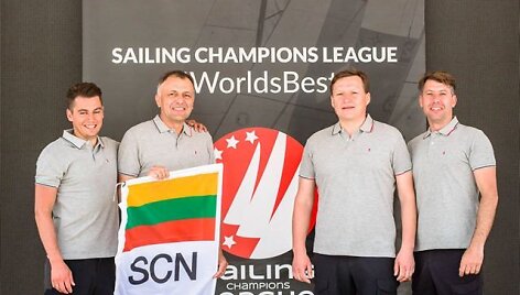 Lietuvos atstovų komandos &bdquo;Nauticus&ldquo; įgula: Kristoforas Akromas, Tauras Rymonis, Dangis Babikas, Adomas Valavičius