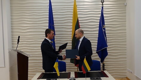 Klaipėdos uostas pasira&scaron;ė bendradarbiavimo sutartį su Ukrainos uostu.