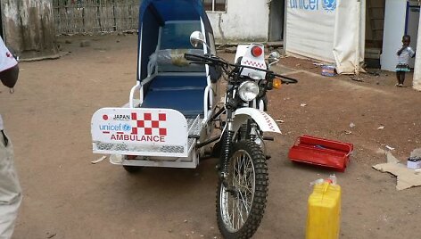 Greitosios pagalbos motociklas Sudane