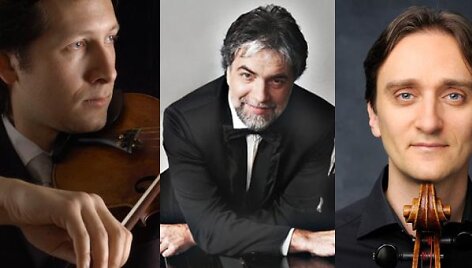 Į &bdquo;Lietuvos trio&ldquo; susibūrė trys pasaulyje Lietuvos vardą garsinančios klasikinės muzikos žvaigždės: smuikininkas Vilhelmas Čepinskis, violončelininkas Vytautas Sondeckis ir pianistas Petras Geniu&scaron;as.