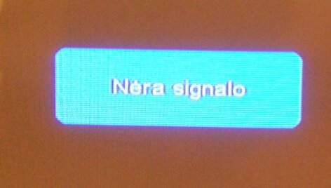Kabelinės televizijos trikdžiai &scaron;e&scaron;tadienio vakarą