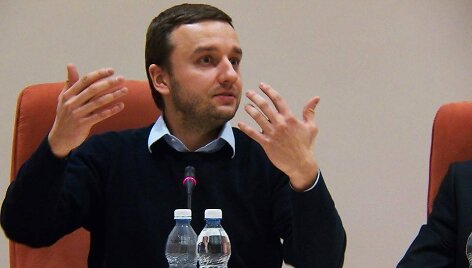 Juozas Valčiukas / Akimirkos i&scaron; ELSA MRU renginio &bdquo;Teisininkas ir praktika&ldquo; / Asmeninio archyvo nuotr.