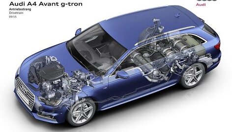 &bdquo;Audi g-Tron&ldquo; technologija