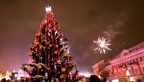 Šventiniu koncertu sostinė sutiko Naujuosius metus