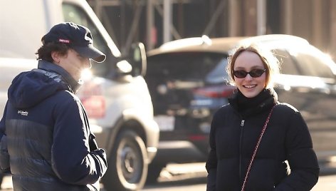 Timothee Chalamet ir Lily-Rose Depp