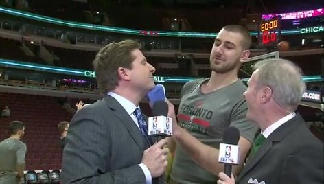 Jonas Valančiūnas ir NBA žurnalistai