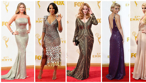 "Emmy" apdovanojimų viešnios: Sofia Vergara, Kerry Washington, Christina Hendricks, Claire Danes ir Emma Roberts