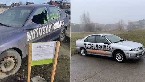 Reklaminius automobilius patraukti nelengva
