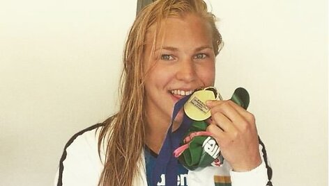 Rūta Meilutytė Romoje i&scaron;kovojo auksą