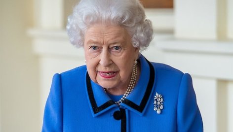 Elizabeth II dėl sveikatos problemų nedalyvavo JK parlamento sesijos atidaryme