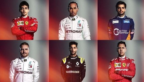 F1 pilotai (koliažas)