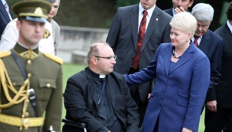 Tomas &Scaron;ernas ir Dalia Grybauskaitė