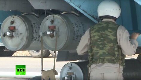 Epizodas, kuriame užfiksuotos kasetinės bombos