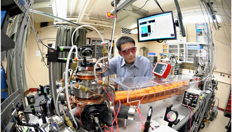 Argonnes Nacionalinės Laboratorijos ATTA-3 lazerinės įrangos derinimo darbai
