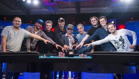 WSOP finalininkai / WSOP.com nuotr.