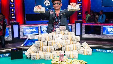 Pasaulio čempionas Qui Nguyenas / pokernews.com nuotr.