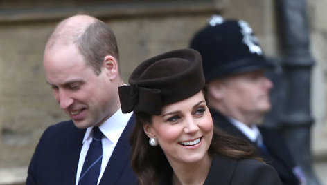 Kate Middleton ir princas Williamas