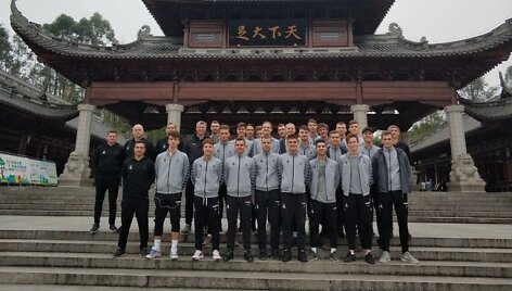 U-22 rinktinė Kinijoje